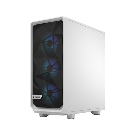Fractal Design | Meshify 2 Compact RGB | Side window | White TG Clear | Mid-Tower | Power supply included No | ATX - 10